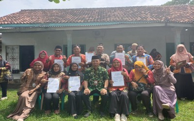 SMPN Satu Atap 2 Tulang Bawang Barat Menerima Penghargaan Sekolah Potensial dari Dinas Pendidikan dan Kebudayaan Kabupaten Tulang Bawang Barat