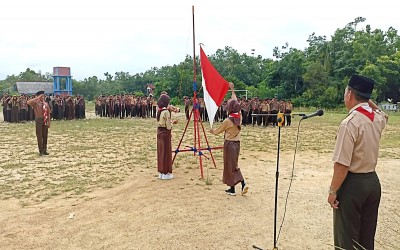Jelajah Alam Pramuka SMPN Satu Atap 2 Tulang Bawang Barat